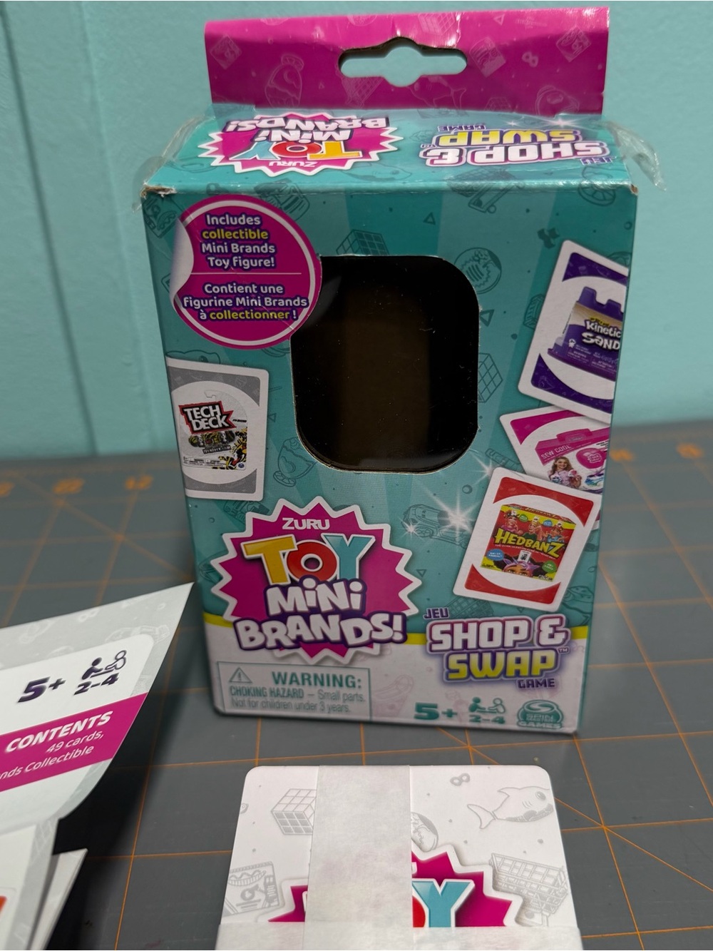 Toy Mini Brands Shop & Swap Game - Teal and Pink missing mini brands collectible